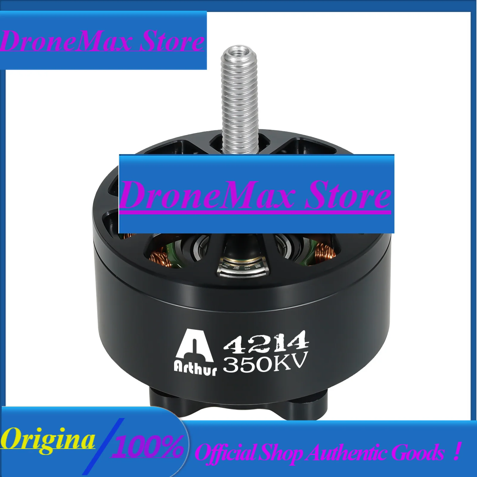DrMasFlashhobby Arthur 4214 350KV BLDC Motor High Torque For Drone CNC Aluminum 13-15 Inch Prop