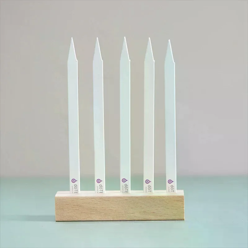 Wood Table Perfume Essential Oils Test Tester Paper Strip Holder Display Stand Clamps Aromatherapy Paper Clips Decoration