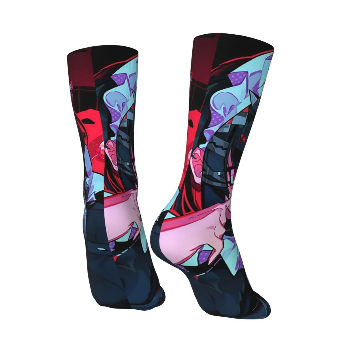 All Seasons Game Zenless Zone Zero Ellen Joe Socks Harajuku Sport Middle Tube Socks Stockings for Men Women Valentine's Day