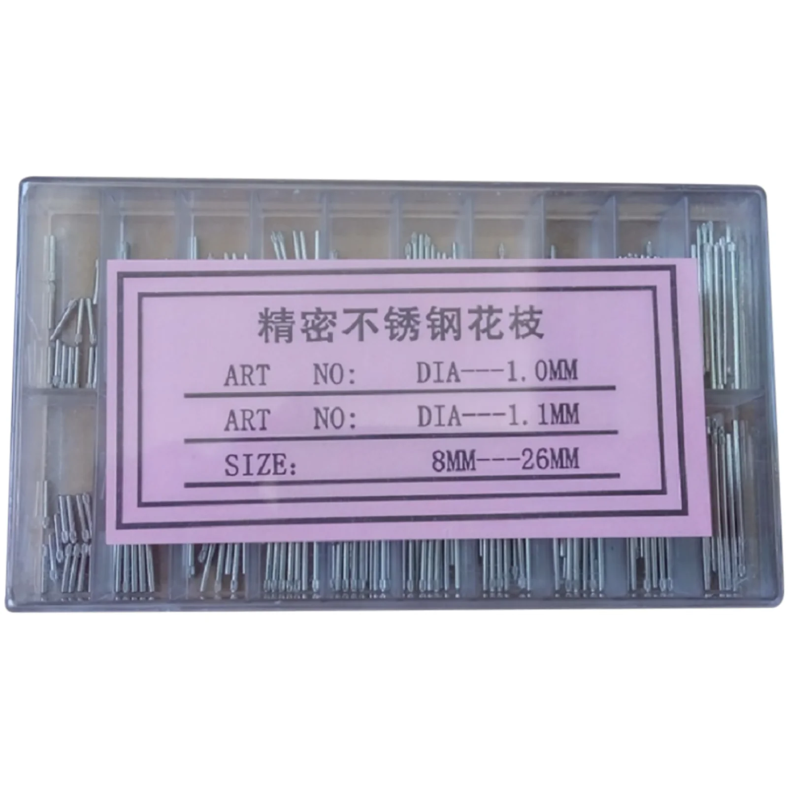 

Stainless Steel Watch Band Bracelet Spring Bar Link Pin 1.0/1.1mm 8-26mm Knurled Watch Repair Tool Accessory For Watchmaker