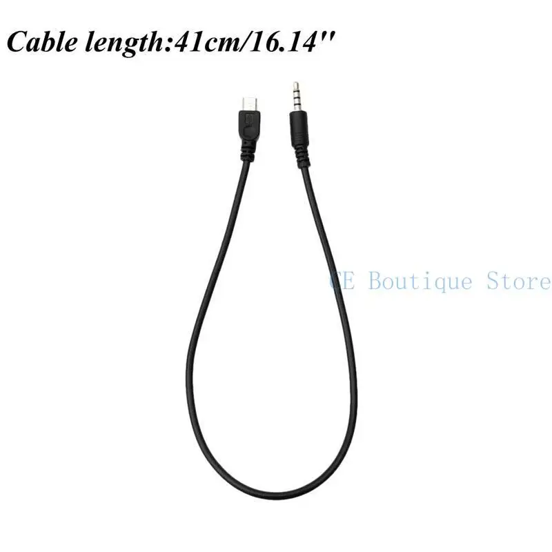 652F USB Mikro ke 3.5mm Konektor Kabel Aux Kabel 3.5mm Headphone Plug Telepon Adapter Kabel