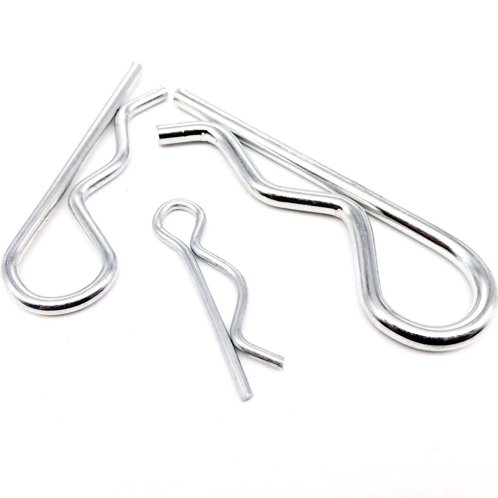 

Steel R Type Spring Cotter Pin Wave Shape Split Clip Clamp Hair Tractor Pin for Car M2 M3