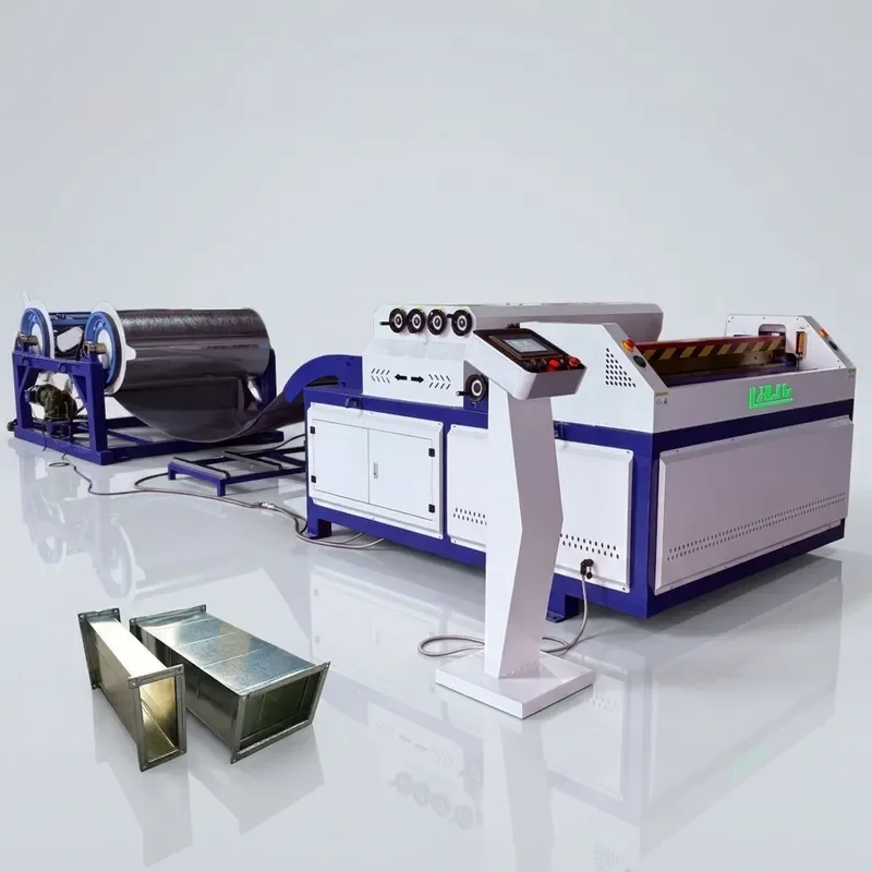 CNC Automatic Air Duct Production Line 3 Galvanized Sheet Rectangular Air Duct Forming Machine Full Function HVAC Air Duct