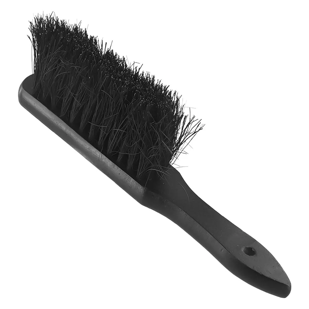 Round Fireplace Brush Heads And Rectangular Fireplace Brush With Long Wooden Handle For Sofa Bed Fireplace Household Cleaning