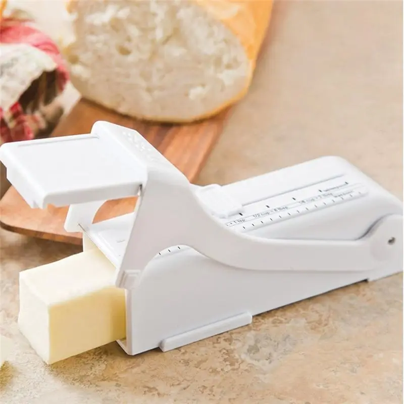 KYCOR-Slicing Tool Butter Cutter Slicer Measuring Dispenser And Keeper Cheese Toast Separator