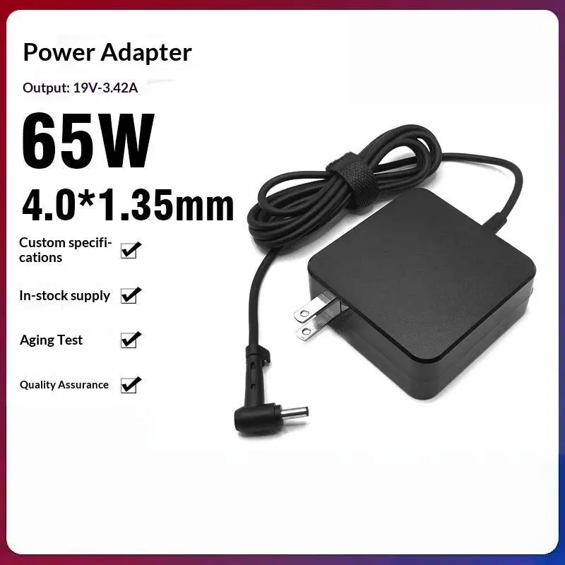 19V 2.37A 65W 4.0*1.35mm AC Adapter Charger For Zenbook Prime UX21A 31A 32A UX305 UX330 X201E S200E F553 F556 X540 X541
