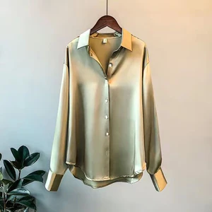 2024 Áo sơ mi mùa xuân và áo cánh mới cardigans Woman Ked Ked Let Long Sleeve Lapela 10 Quần áo tốt và thanh lịch bán hàng chính - №4