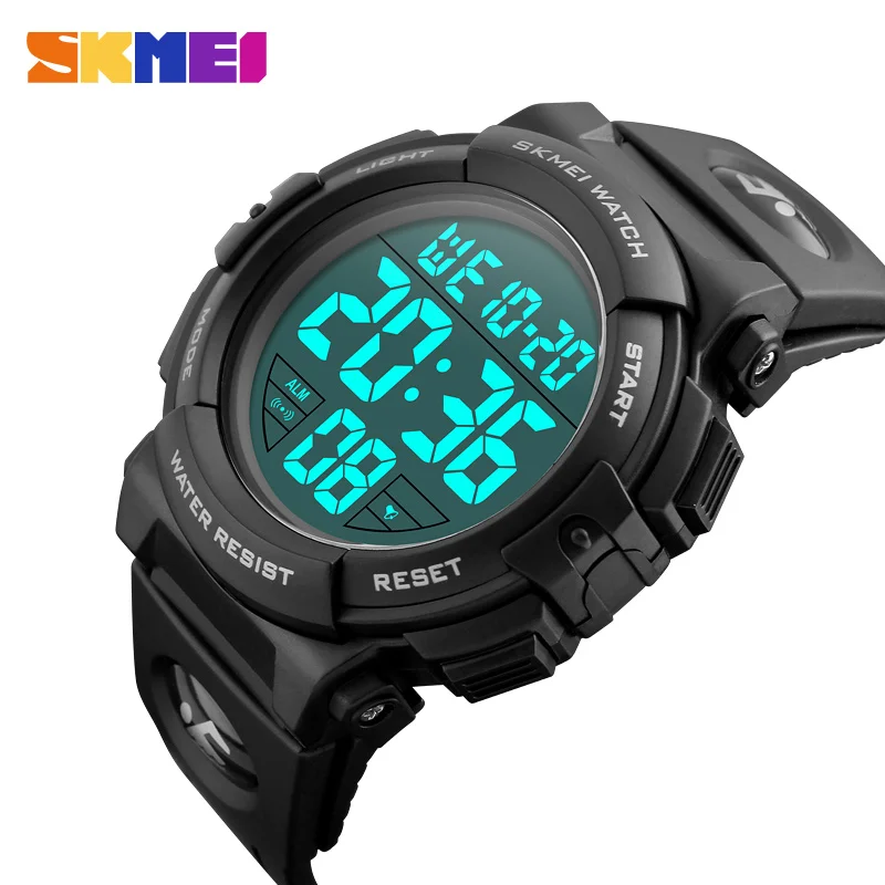 SKMEI Fashion Outdoor Sport Watch Men Multifunction Watches Military 5Bar Waterproof Digital Watch Relogio Masculino 1258