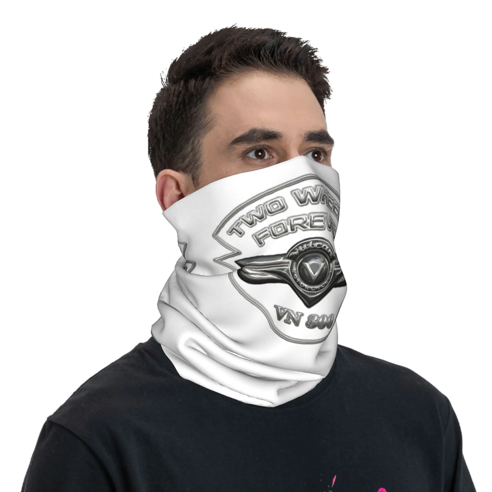 عجلتين إلى الأبد فولكان VN 800 دراجة نارية باندانا غطاء الرقبة المطبوعة التفاف قناع وشاح قناع الوجه الدراجات للرجال النساء الكبار