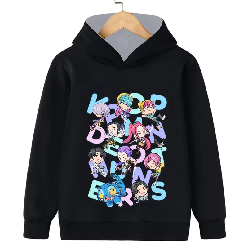 2025 شعبية أنيمي Kpop شيطان الصيادين ثلاثية الأبعاد مطبوعة تنفس التجفيف السريع فضفاضة ومريحة الربيع والخريف هوديي #4