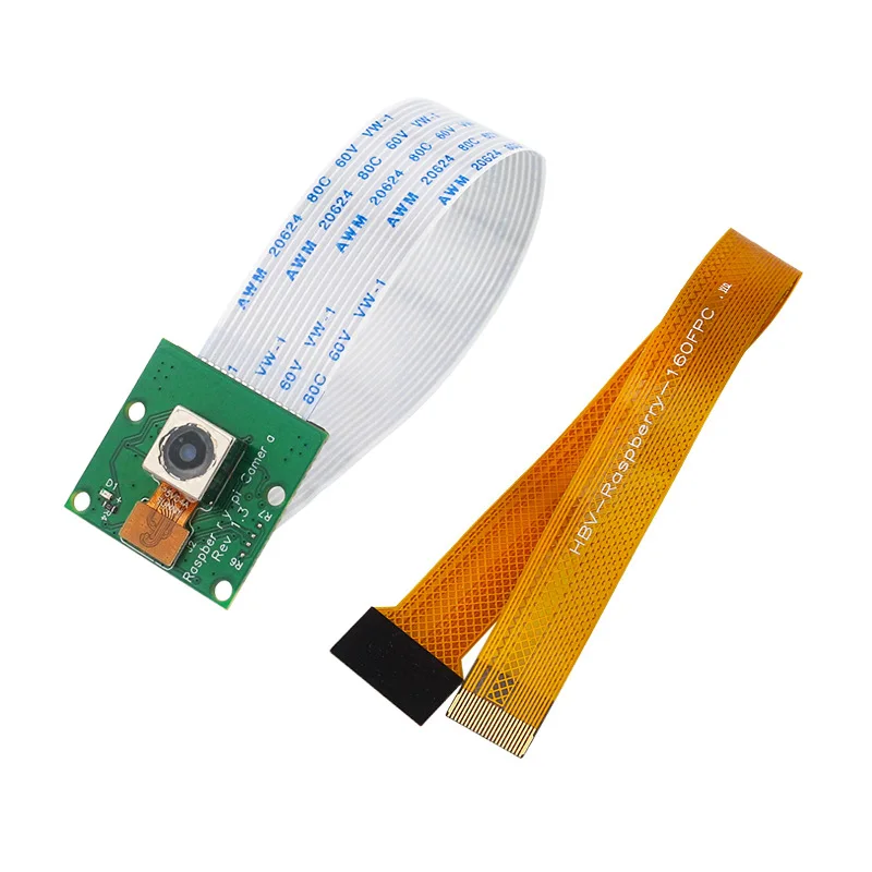 Raspberry Pi 4B/ZERO 2W Auto-Focus Camera Module 5MP Wide Angle (65Degree) with Flex Cable for AI/Computer Vision