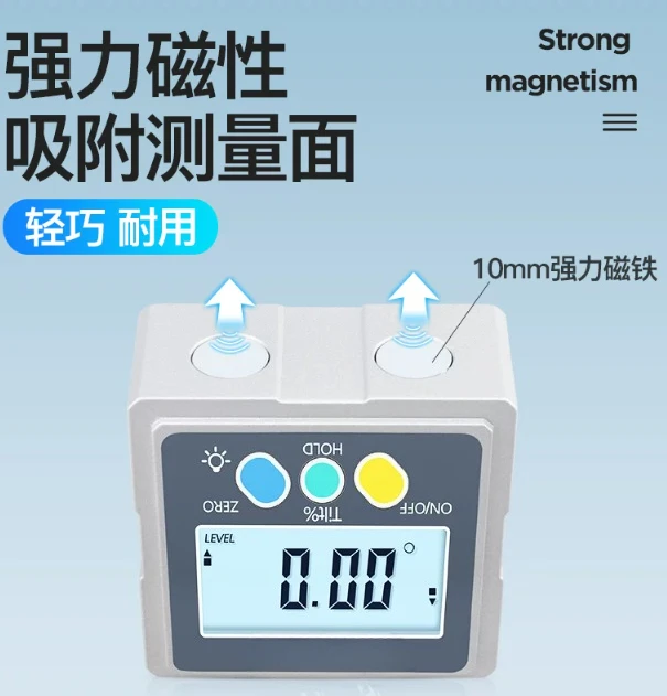 High Precision Digital Inclinometer Magnetic Electronic Angle Gauge Level Meter for Woodworking Construction DIY Accurate - view 3