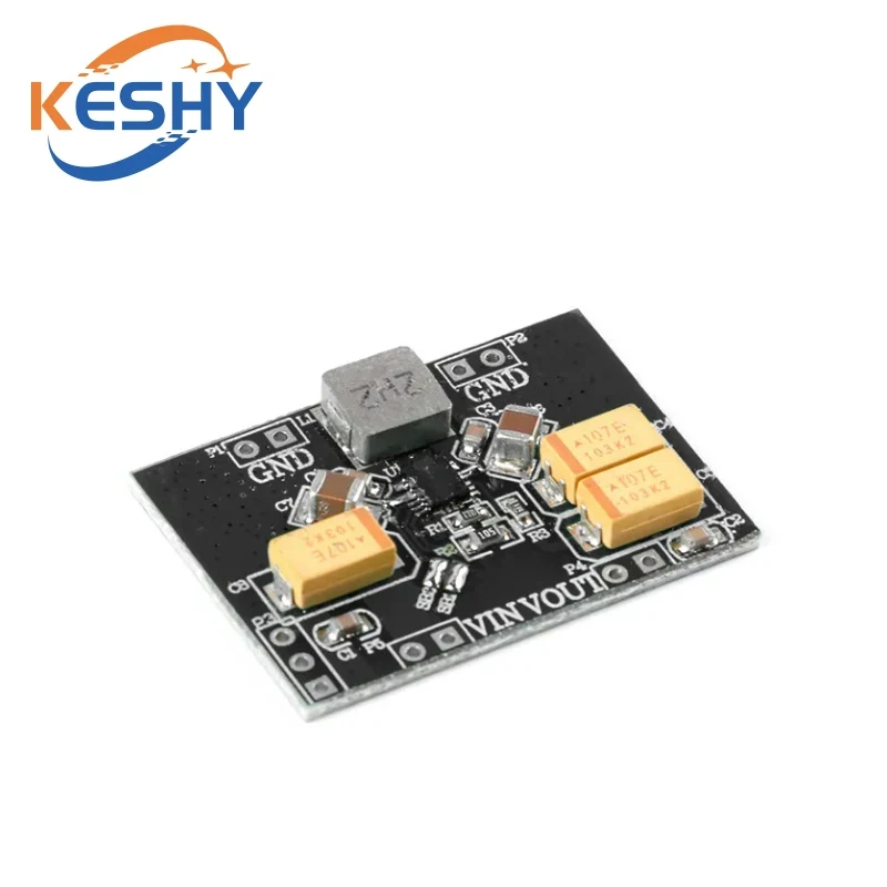 TPS63020 Automatic Buck-boost Step up Down Power Supply Module 2.5V 3.3V 4.2V 5V Lithium Battery Low Ripple Voltage Converter