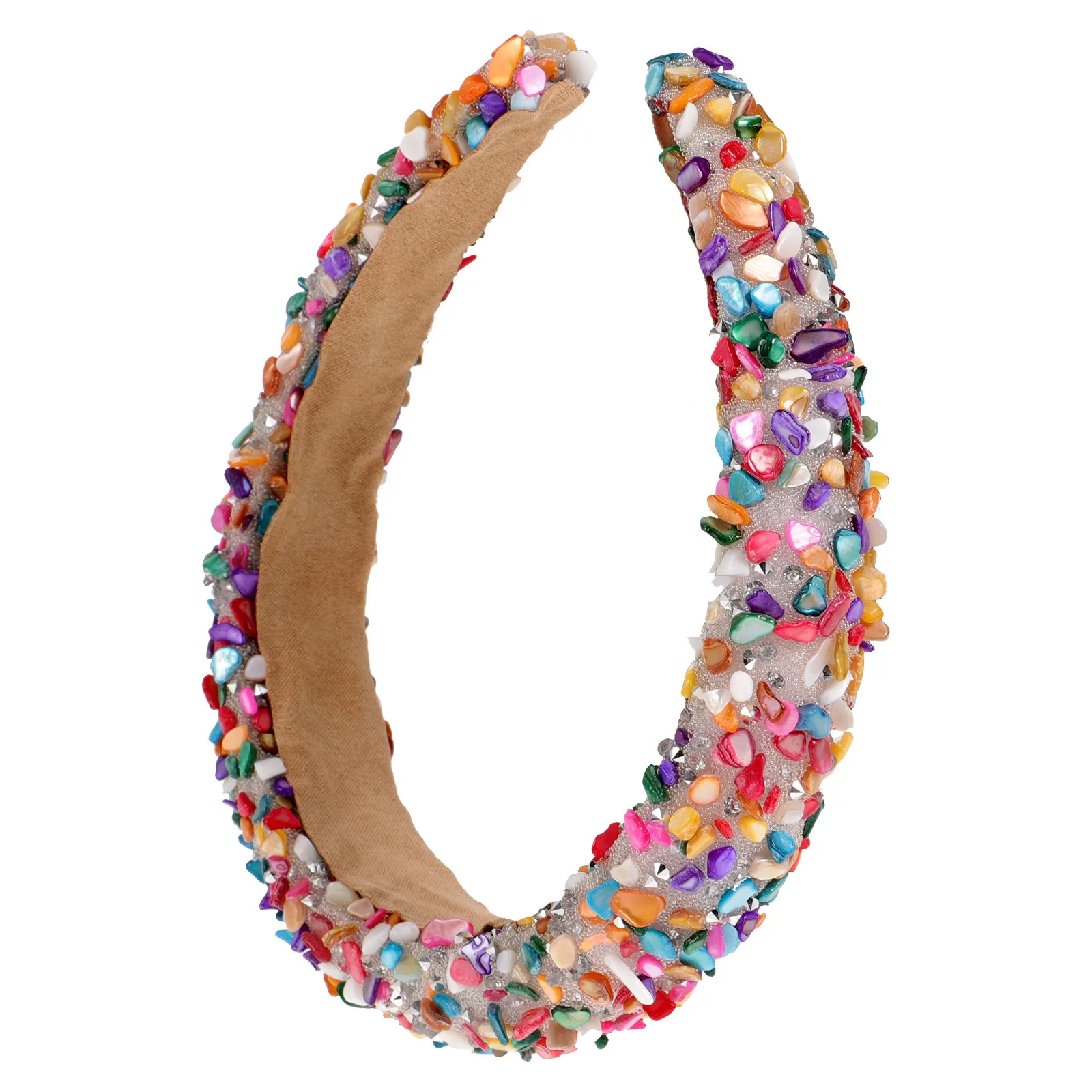 

Rhinestone Headband for Women Girls Fashion Padded Glitter Jeweled Hairband Crystal Hair Accessories