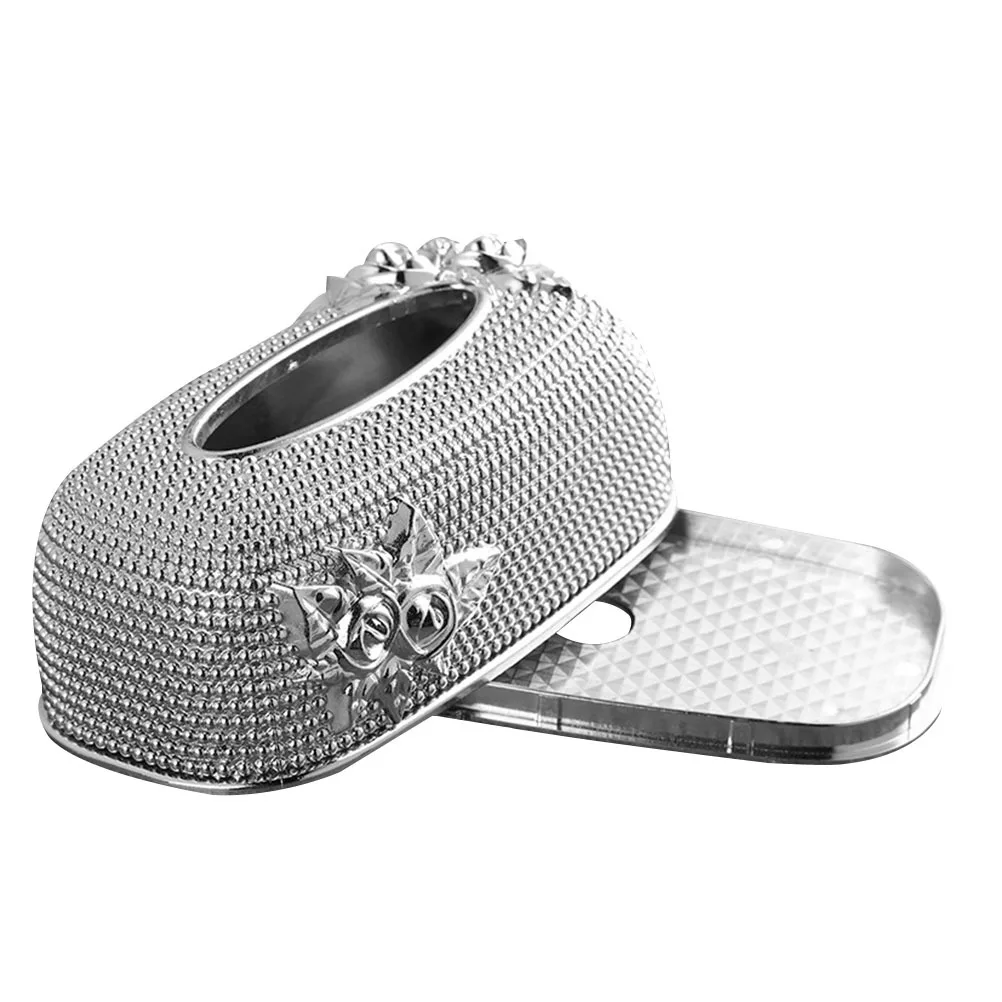 

1pc Acrylic Tissue Box European Design Smooth Edges Home Hotel Café Desktop Napkin Holder Decorative Storage Adornment Household