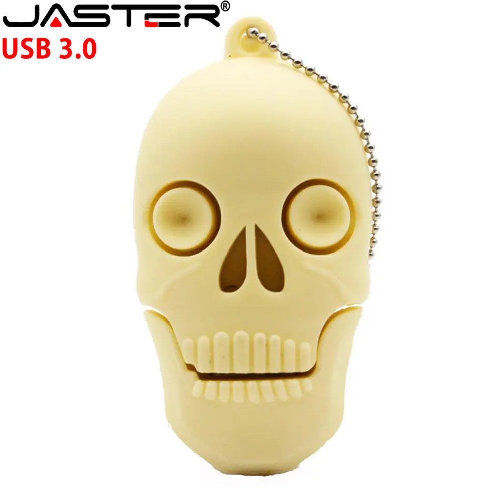 

JASTER Skeleton USB 3.0 Flash Drives 128GB Skull Pen Drive 64GB Brain Model Memory Stick 32G Lung U Disk Kidney External Storage