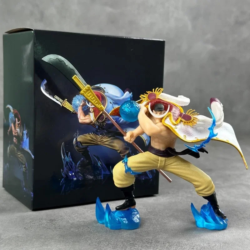 Nuevas figuras de acción de 11cm, figura de Anime de One Piece, estatua de Pvc con barba blanca, modelo de muñeca coleccionable, juguetes para niños, accesorios de regalo