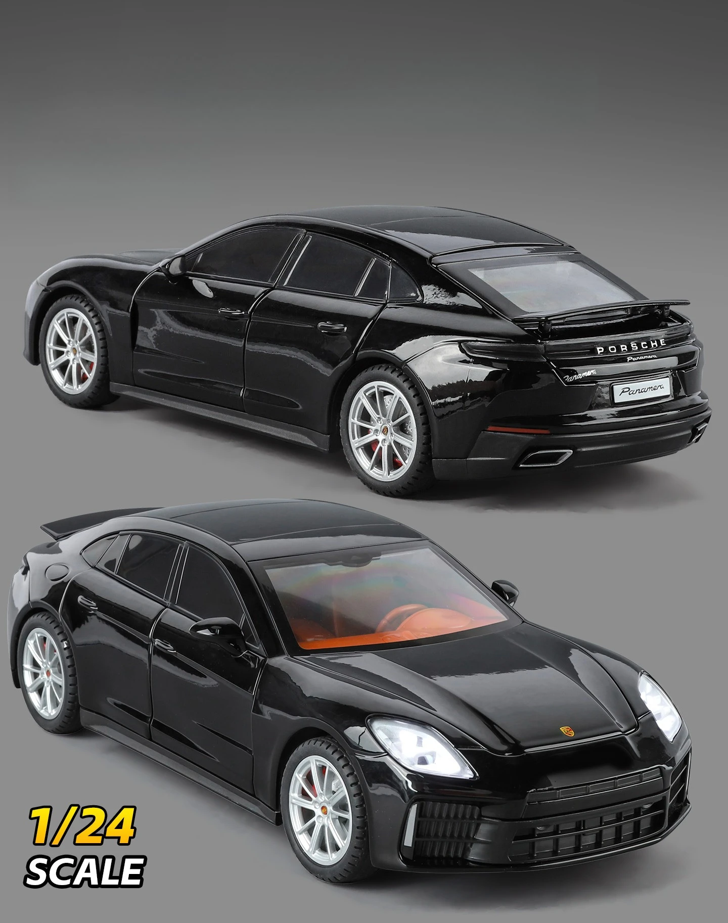 1:24 サウンド＆ライトおもちゃの車モデル装飾品子供のおもちゃギフトダイキャスト合金車モデルコレクタブル