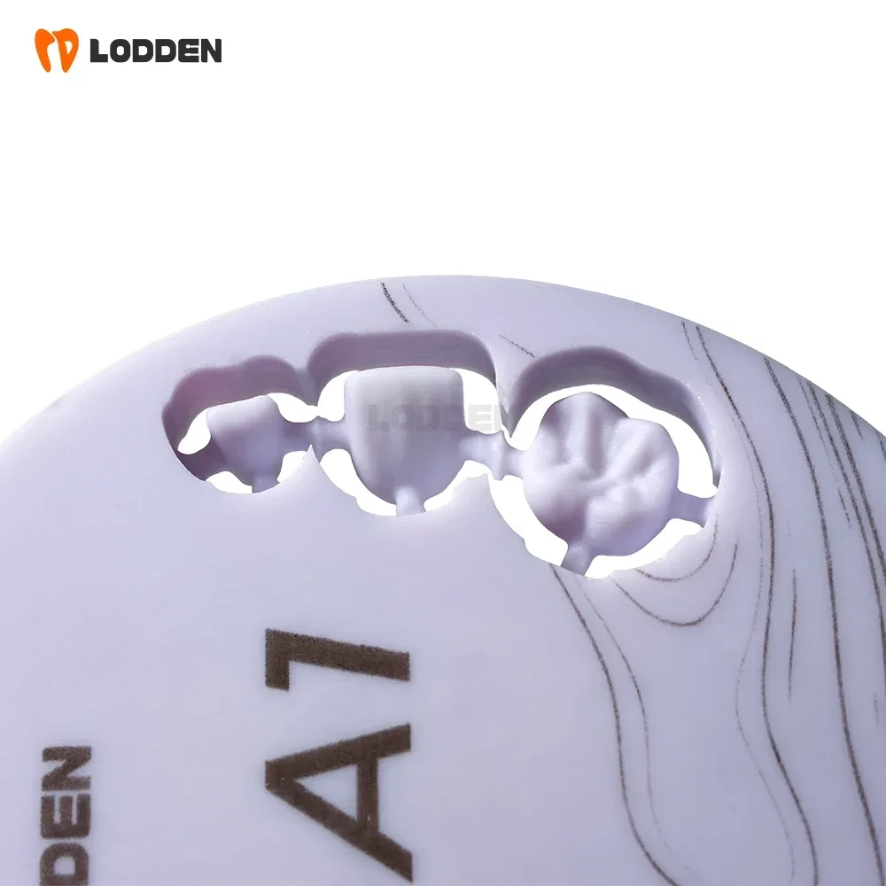 LODDEN Dental Lithium Disilicate Glass Ceramic Disc 98mm 10mm for Sirona Cerec 637Mpa Veneer Crown Inlay Onlay Lab