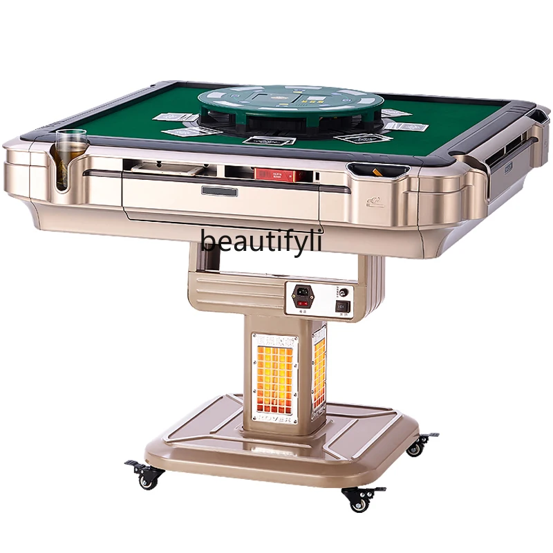 New Poker Automatic Dealing Device Landlord Dining Table Dual-Use Poker Machine Folding Household