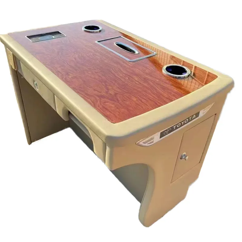 Aksesoris Interior Mobil MPV VAN untuk Konversi Kendaraan Komersial, Meja Kantor Mobil Tletop Kecil, Laris Manis dari Pabrik