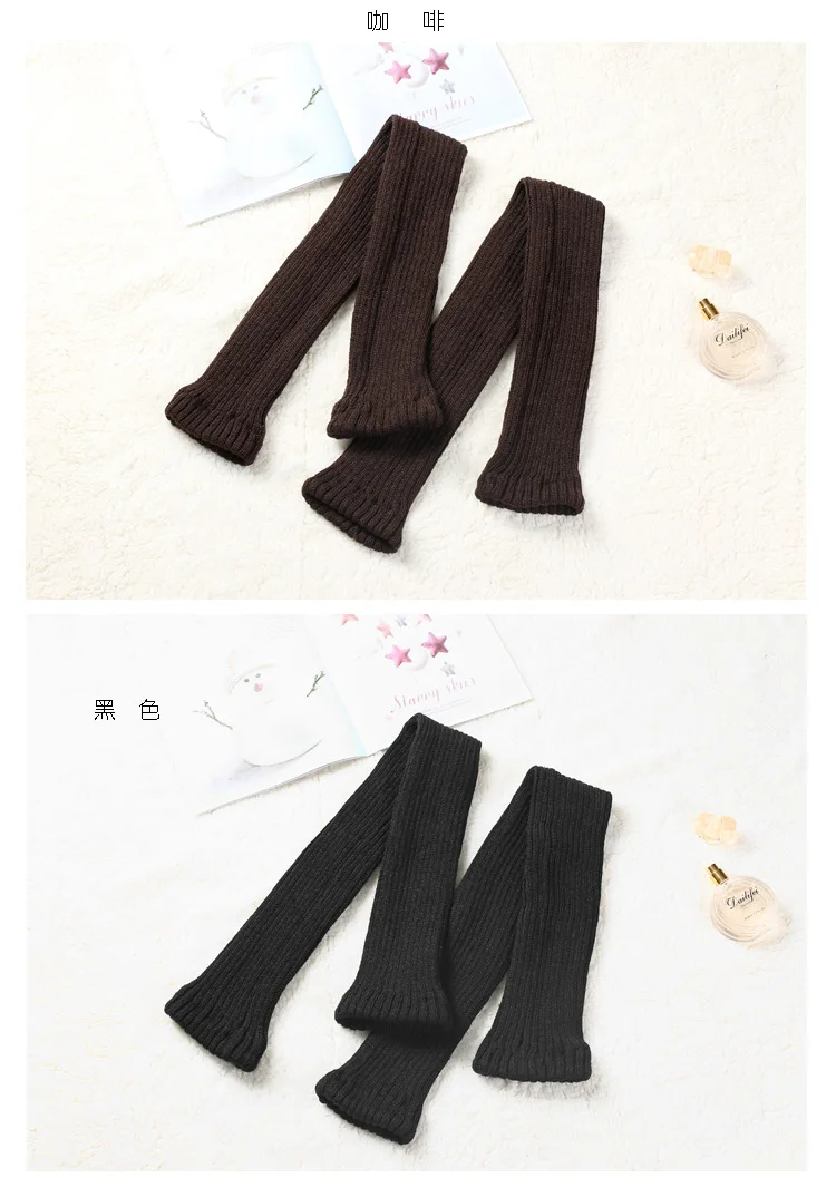 80cm Lila Herbst Und Winter Neue Yoga Socken Gleitschutz Dance Pile Wolle Strickte Weibliche Beinlinge Warme Wachen – Detail 19