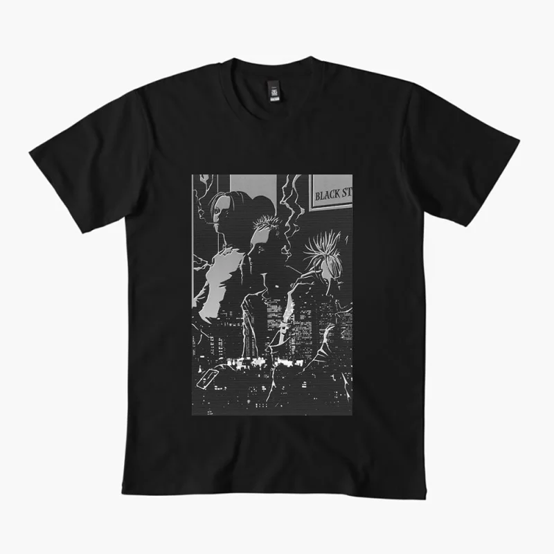 

Nana Osaki 0330 The Black Stones Punk Band Manga Gift T shirt Large size Tops Anime Girl Graphic Print Y2k Clothes Cartoon Tee