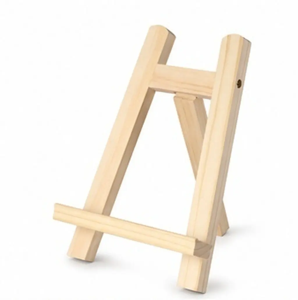 1Pcs Easel Tabletop Wood Display Small A-Frame Easel 15x20cm Wooden Artist Desktop Display Photo Frame Bracket Painting
