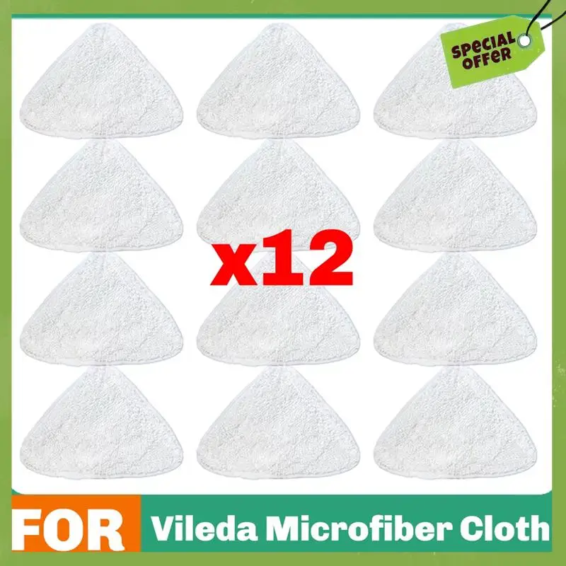 ABGP-For VILEDA أغطية بديلة لمنظف البخار، قماش بديل من الألياف الدقيقة، ممسحة
