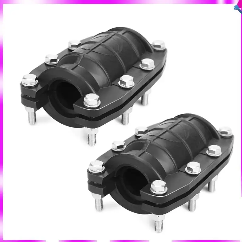 N96R 1Inch Pipe Repair Clamp,Emergency Pipe Repair Kit For Plastic & Metal Pipes (24Mm-26Mm) 2Pack