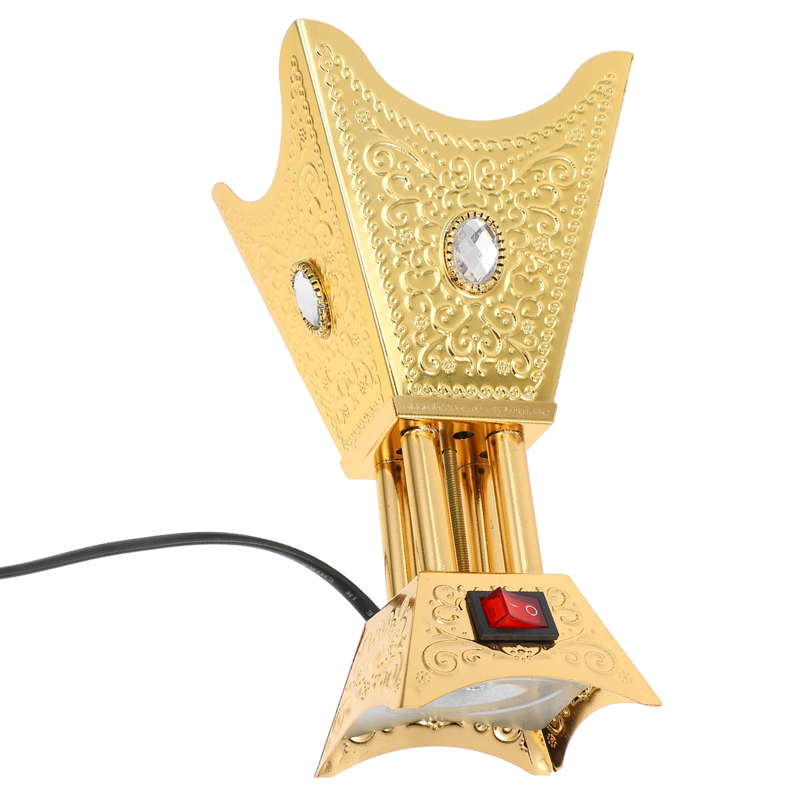 

Plug in Incense Burner Electric Aroma Stove for Home Decor Metal Censer Holder Portable Desktop Ornament Uk Plug