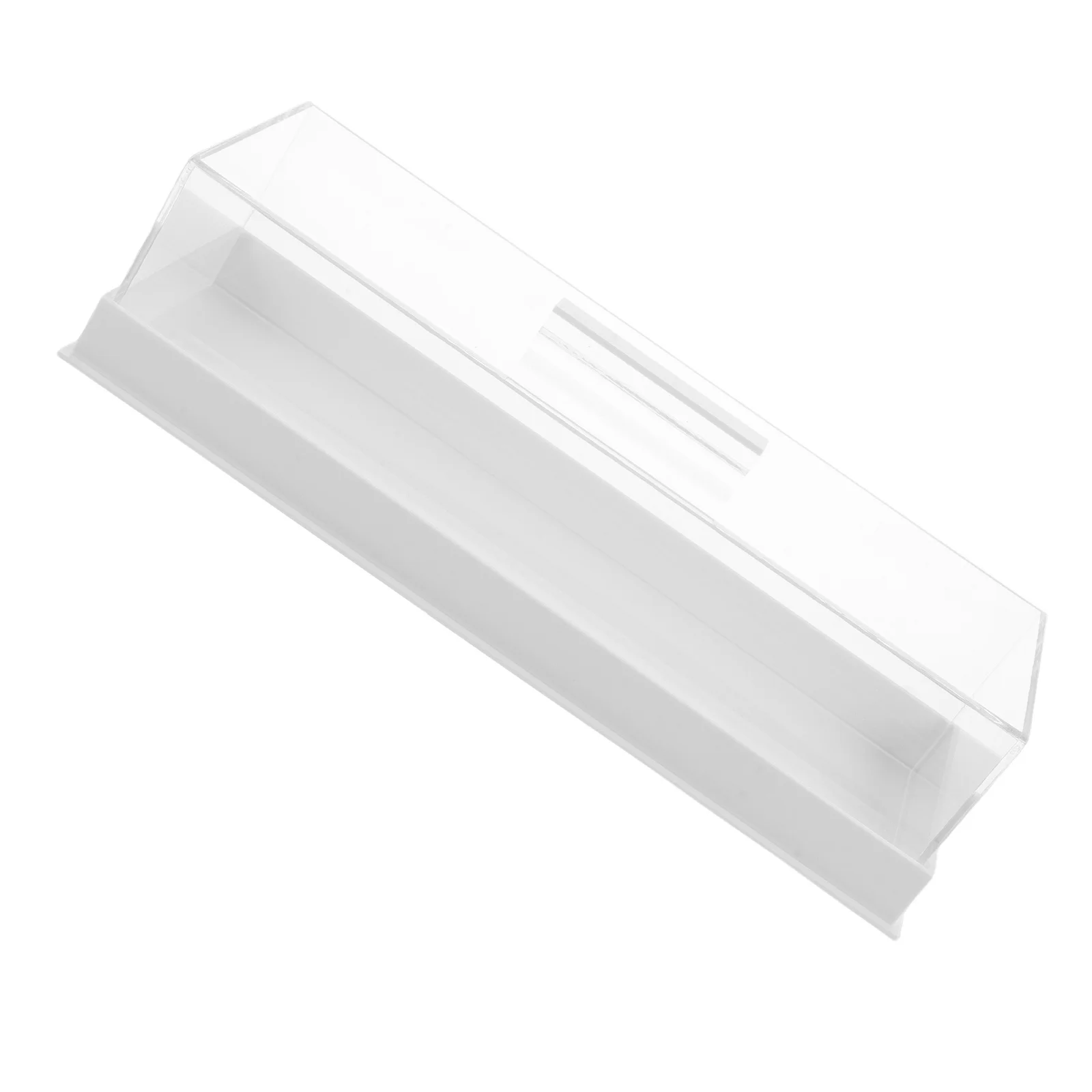 

Cake Display Stand Clear Rectangular Acrylic Tray Lid Desserts Bread Snacks Detachable Dome Server For Bakery Coffee Shop