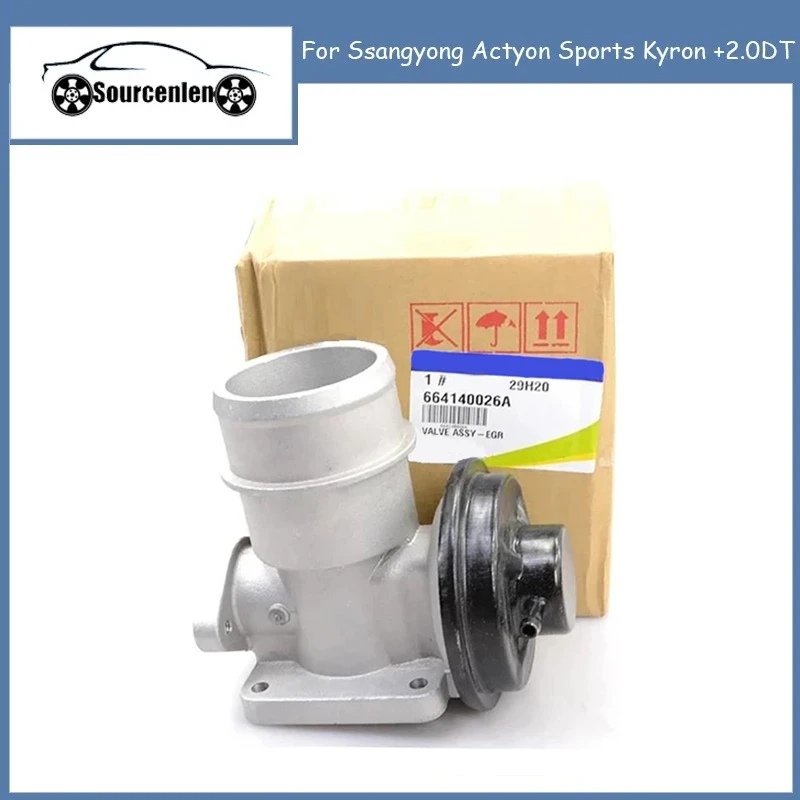 OEM 664140026A Genuine EGR VALVE &am GASKET For Ssangyong Actyon Sports Kyron +2.0DT 66414-0026A