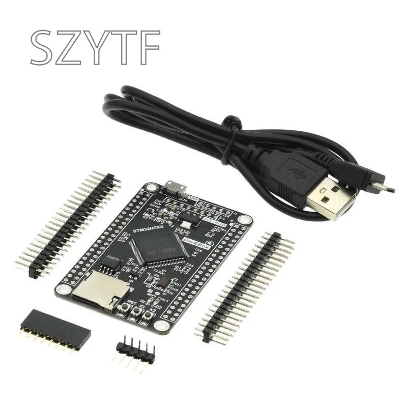 STM32H750VBT6 STM32H743VIT6 STM32H7 Development Board STM32 System Board M7 Core Board TFT Interface With USB Cable