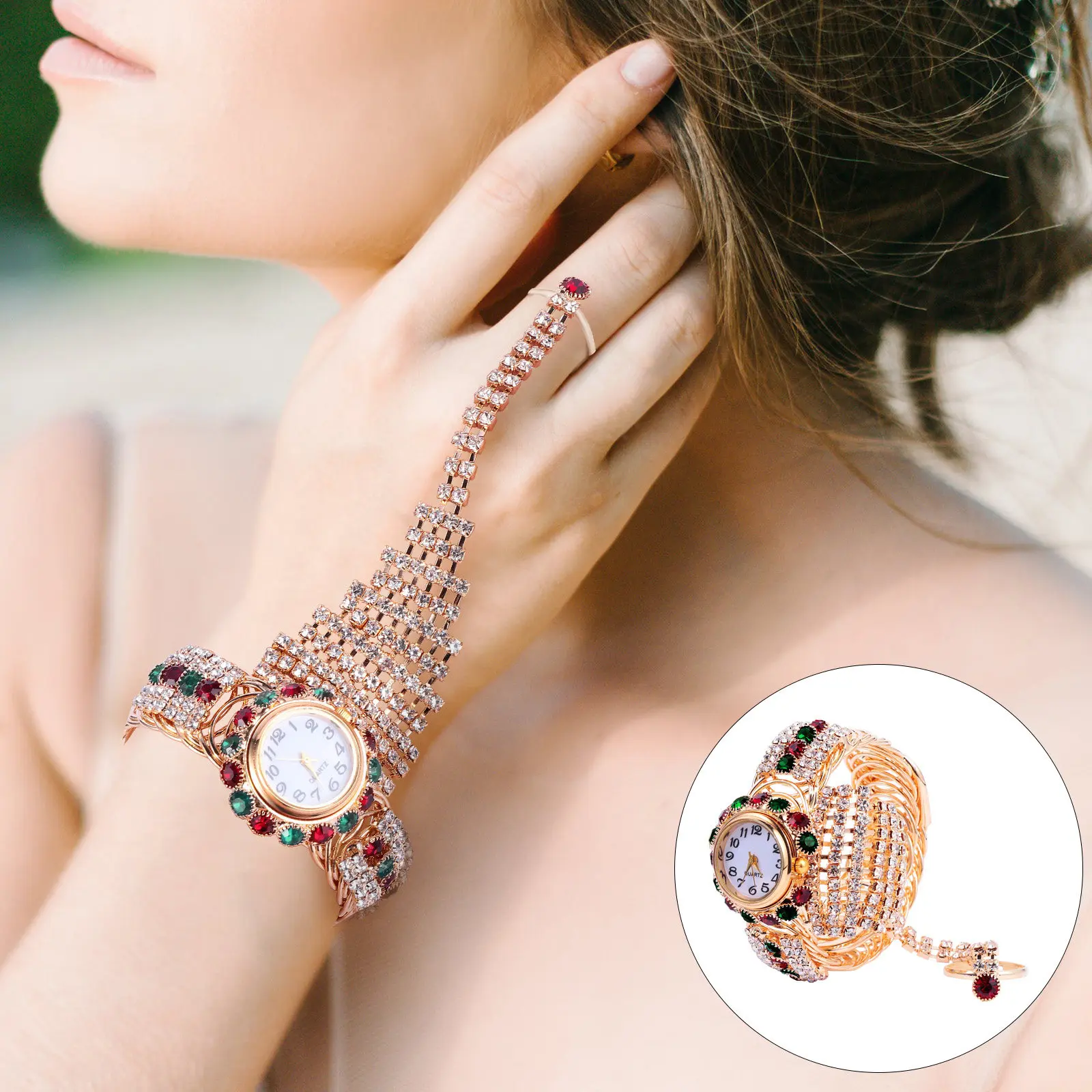 1Pcs Alloy Quartz Watch for Women Lightweight Stylish Casual Wristwatch with Precise Timekeeping Gift for Her