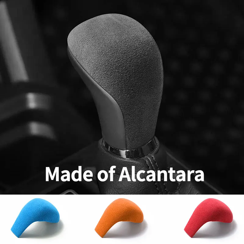 

For Toyota Tacoma (2020-2023) Car Gear Shift Boot Cover Trim Sticker Anti Scratch Made of Alcantara Interior Tuning Accessories