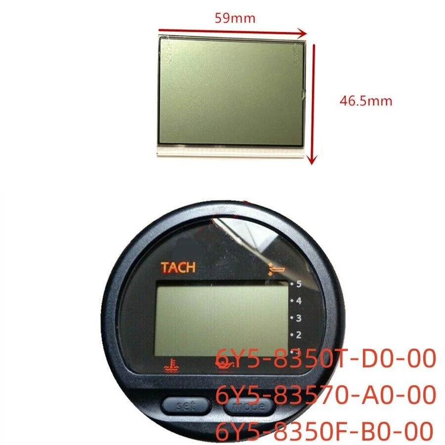 6Y5 Tachometer LCD Display