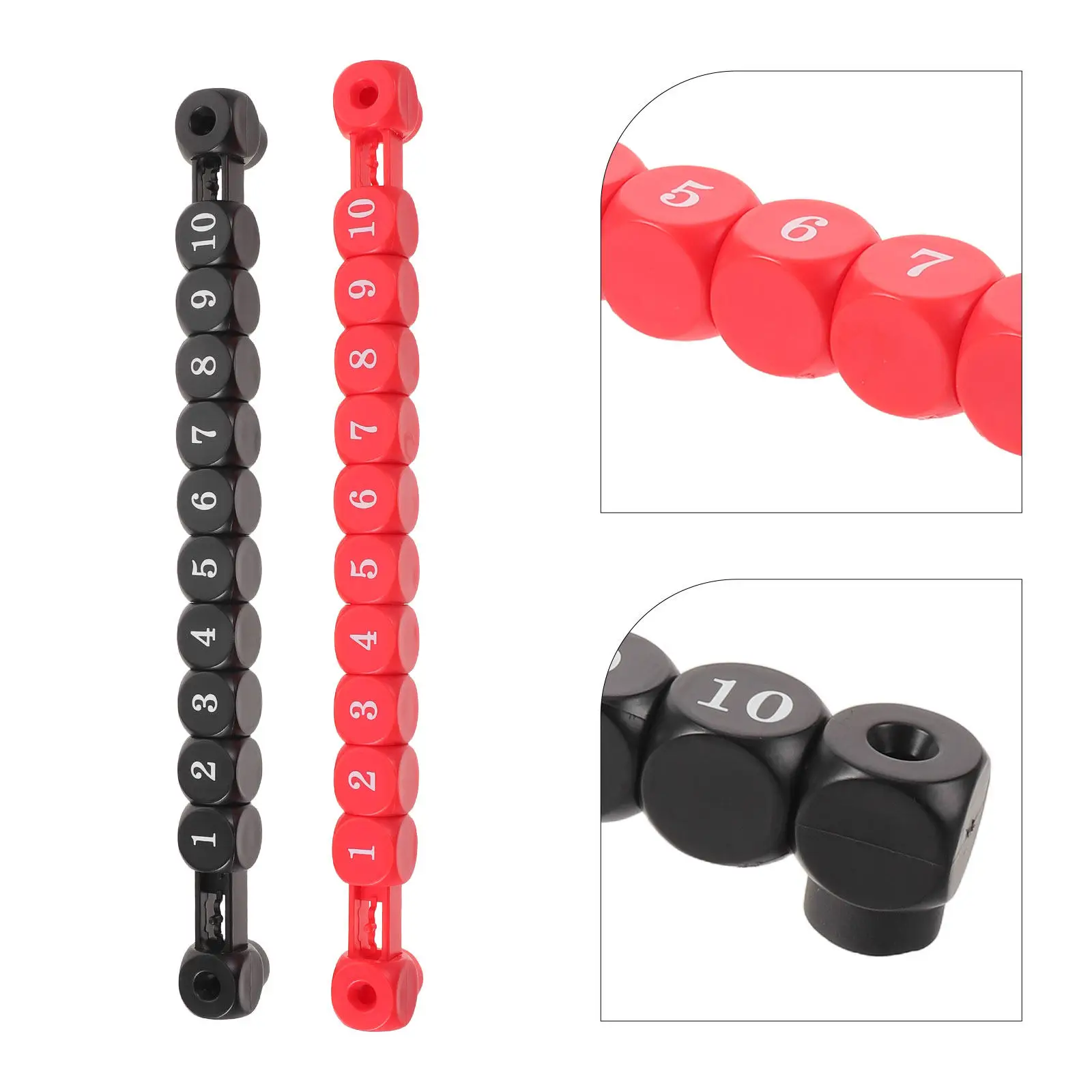 

2Pcs Foosball Score Counter Bars High-Contrast Grid System Manual Scorekeeper for Table Football Shuffleboard Soccer Game Night