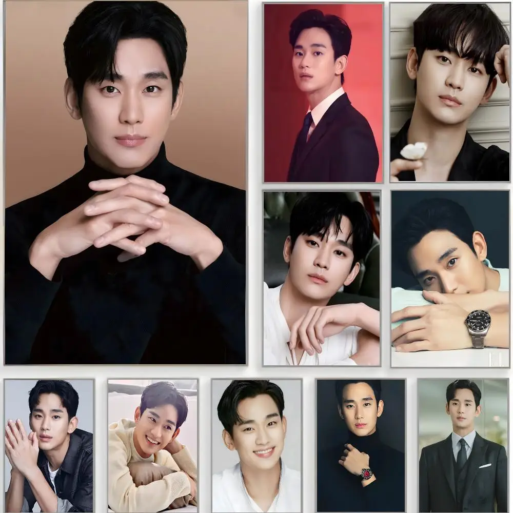 charming actor k-kim soo-hyun Poster Classic Wall Art  Home Decor  Peel and Stick Unframed