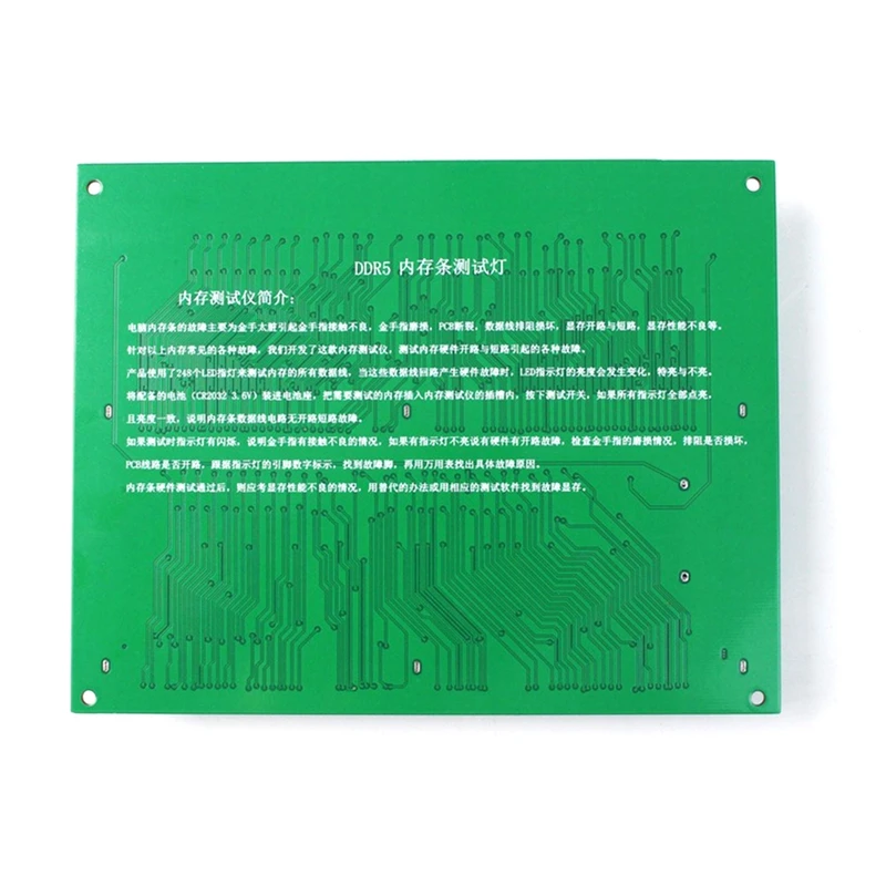 Laptop/Desktop Motherboard Memory Slot DDR5 Diagnostic Repair Analyzer Test DDR5 UDIMM/RDIMM Tester Card With LED Durable