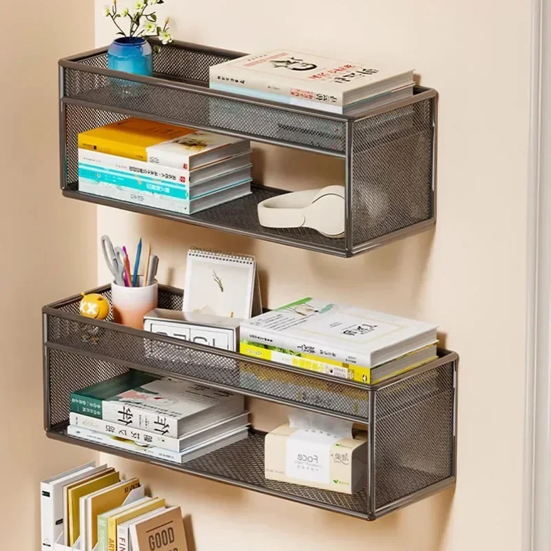 Metal Rack Book Shelf Bstorage Office Iron Wall Magazine Rack Book Shelf Dormitory Estanteria Furniture Bookcase