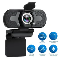 Webcam 1080P Full HD Web Camera With Microphone Web Cam 1080p For PC Computer Mac Laptop Desktop YouTube Skype USB Camara Web