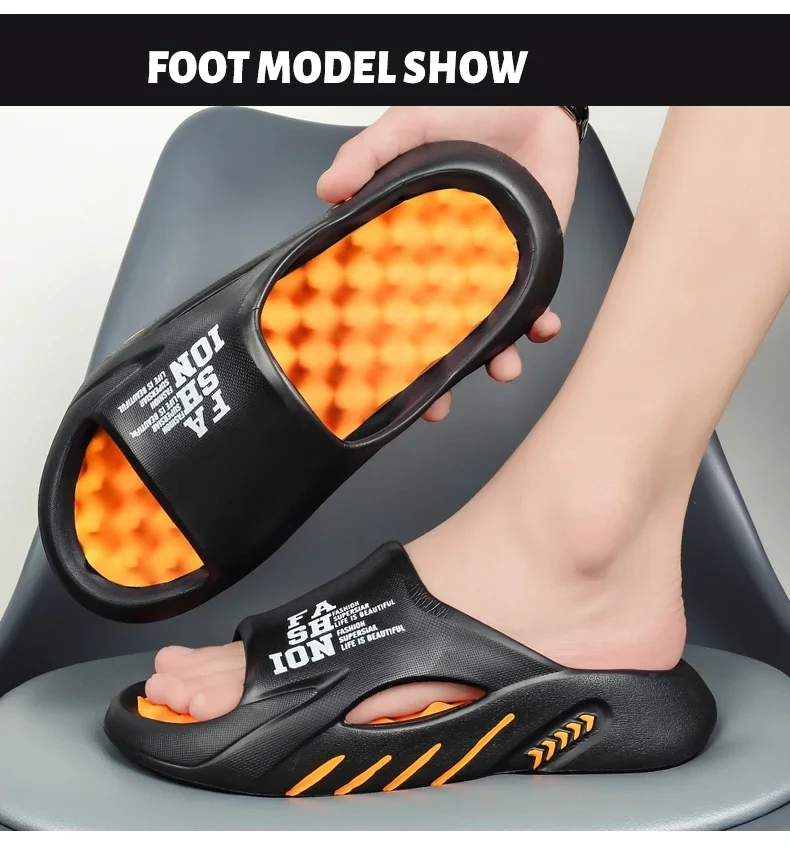 Sommer Herren Massage-Slipper Indoor Outdoor Sandalen Strand Freizeitschuhe Weiche Sohle Slides Herren Flip-Flops Herrensandalen Große Größe 47 – Detail 11