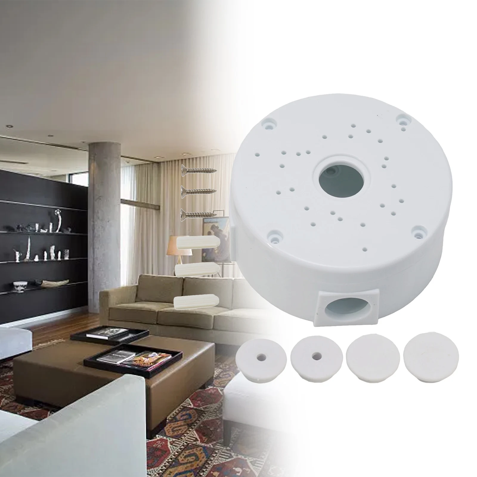 Waterproof Box For IP Cameras For Cameras Surveillance Dome Brackets CCTV Accessory Home Improvement Parts