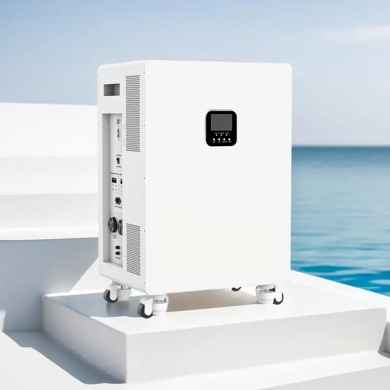 Wheeled All‑in‑one LiFePO4 Energy Storage Cabinet Built‑in 12kW Three‑phase Inverter Off‑Grid Power Supply