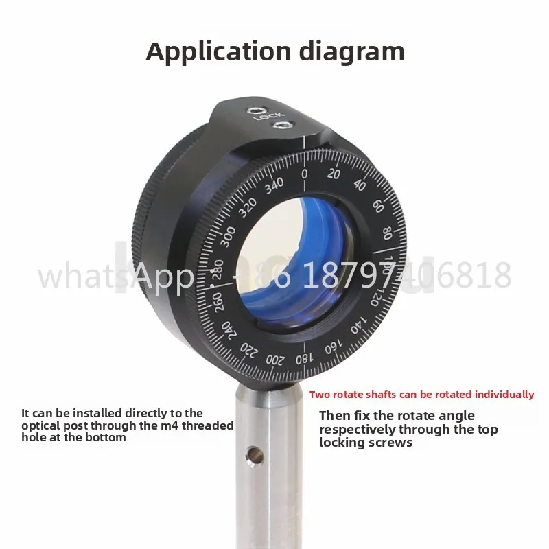 Supporto per obiettivo rotante doppio serie OMLH-R\ Telaio\ SM05\ SM1