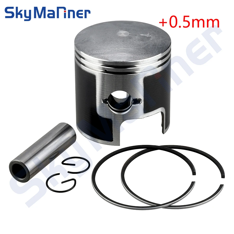 

12110-94400-050 Piston Kit 12140-94400 Piston Ring 79.5MM For Suzuki Outboard Motor DT40 DT40C 12110-94400-000 Boat Engine