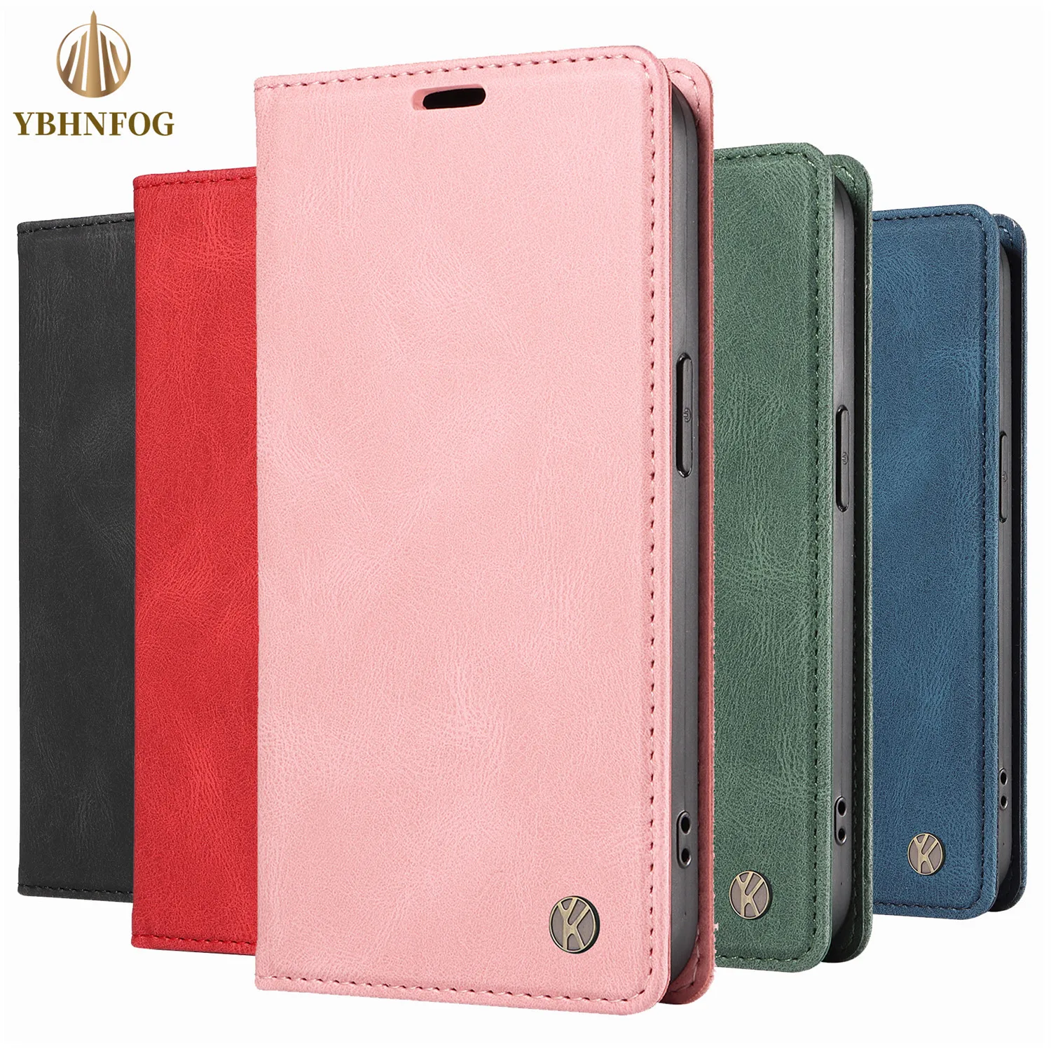 Leather Flip Case For Xiaomi Redmi Note 10 11S 12 13 Pro Plus Redmi Note 7 8T 9T Holder Slots Wallet Stand Phone Book Cover Bag