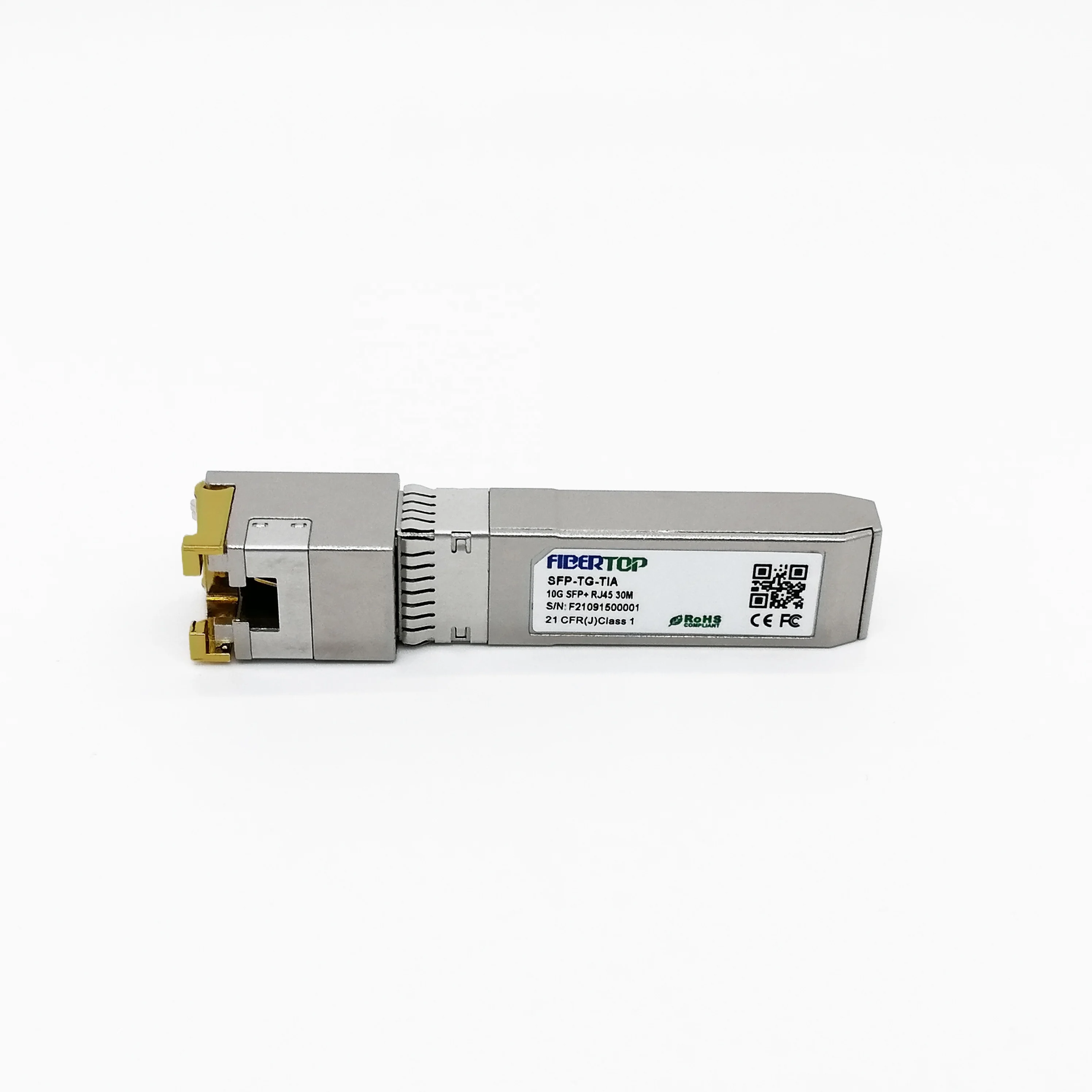 

FIBERTOP SFP-10G-T-30 SFP+ Copper RJ-45 30m direct attach copper to fiber media converter module