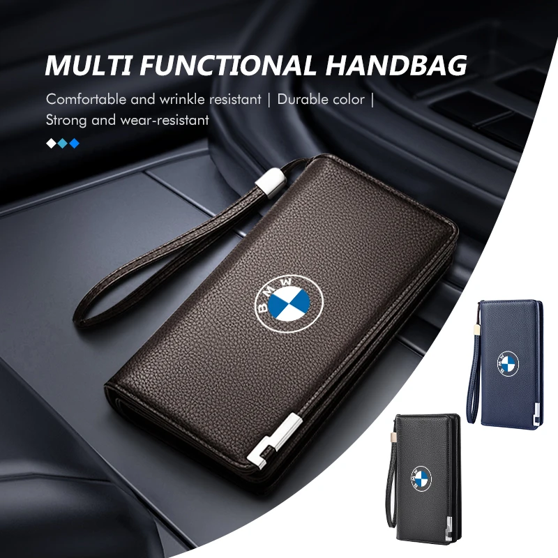 Car Registration Vehicle License Insurance Card Holder Wallet For BMW E46 E90 E60 F10 E39 F30 E36 E87 E90 E30 E53 F31 E92